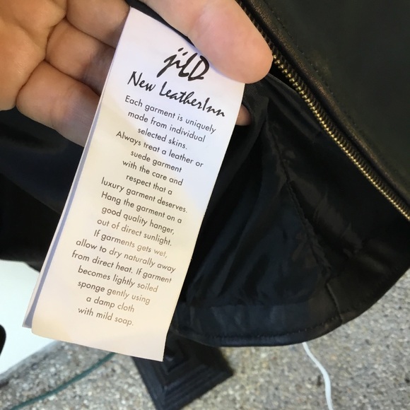 Leather Jacket Men's Dark Brown Cafe Racer size Large Brand NEW from jild - Picture 11 of 16